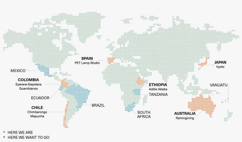 Pet Lamp Colombia - Map, transparent png download