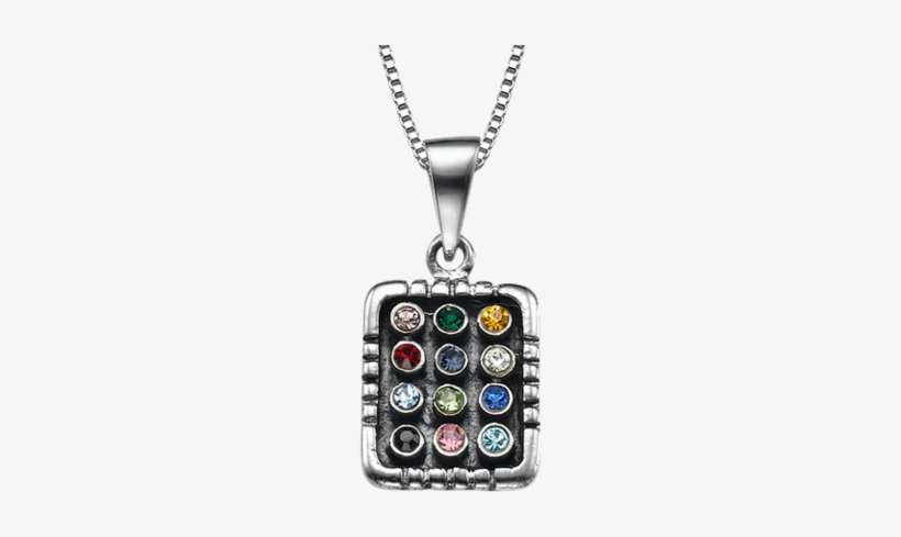 12 Breastplate Stones - Tiny Evil Eye Necklace With Cubic Zirconia, transparent png download