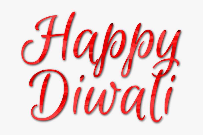 Happy Diwali Text Png Free Download - Love You With All My Heart Valentine Card, transparent png download