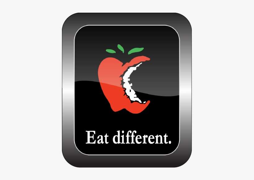 Eat Different Mini Sticker - Graphic Design, transparent png download