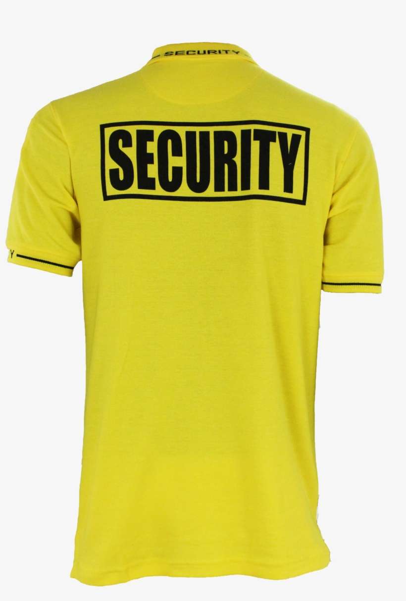 Customize Your Own Garments - Yellow Security Polo Shirt, transparent png download