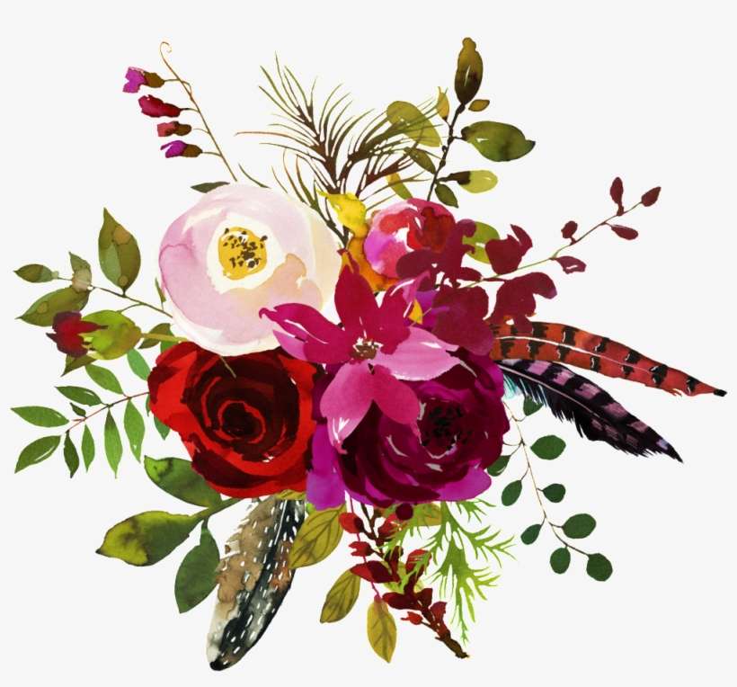 Watercolor Colorful Flower Decoration Vector - Thank You For Sharing Our Day, transparent png download