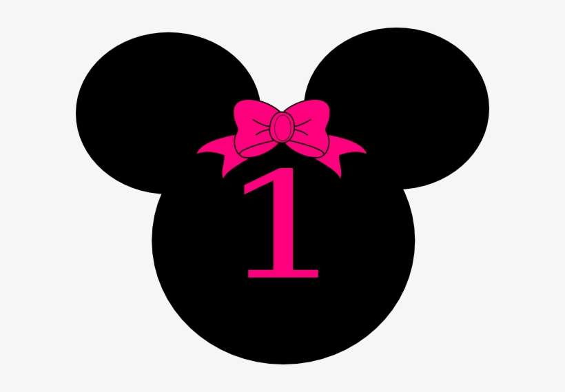 Minnie Mouse 1 Year Clip Art At Clker - Minnie Mouse 1 Png, transparent png download