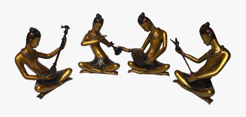 Musicians - Indian Musical Figurines, transparent png download