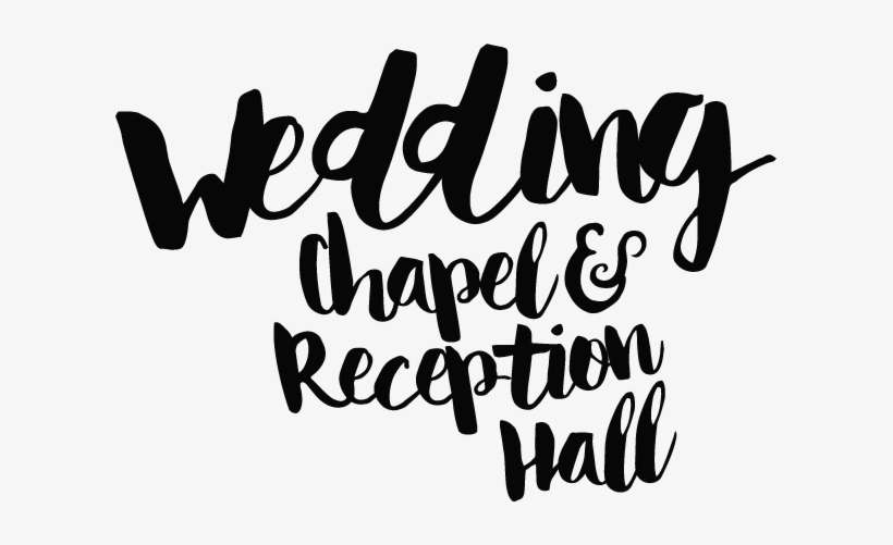 The White Room Wedding & Reception Hall - Calligraphy, transparent png download