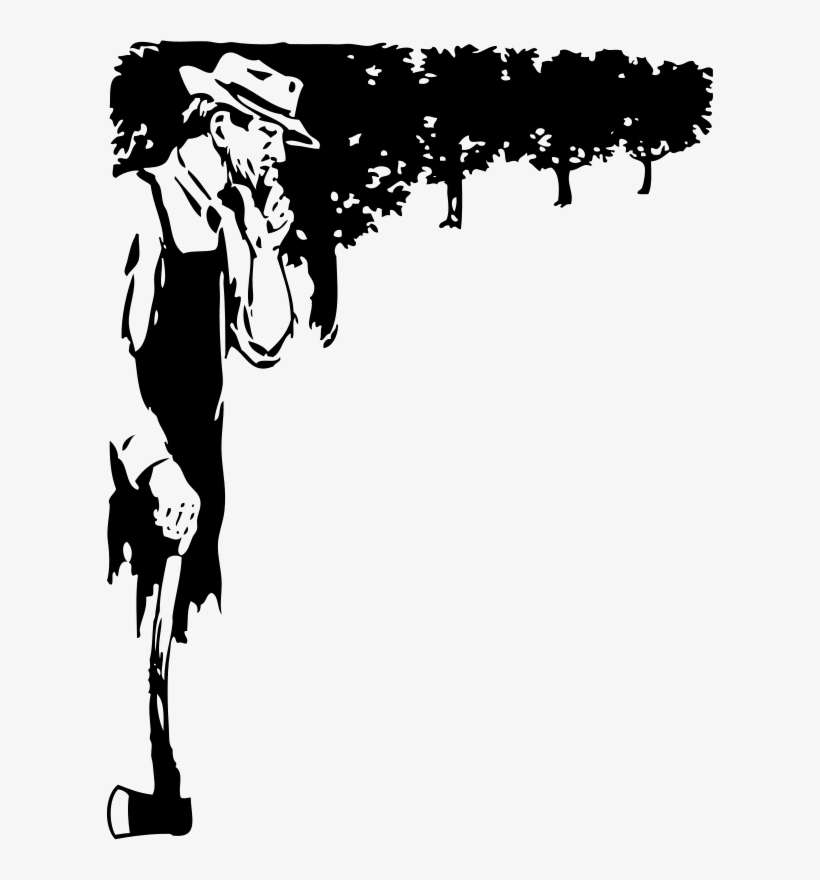 Free Man With Axe Free Three Men Thinking - Farmer Thinking Clip Art, transparent png download