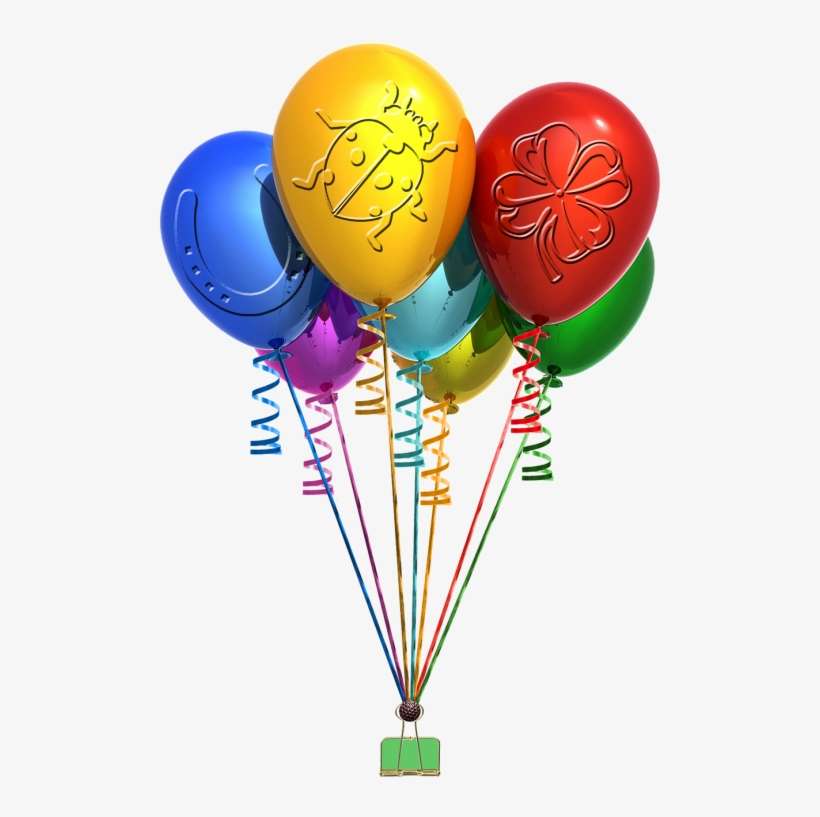 Birthday ,isolated - Musical Note Balloons Png, transparent png download