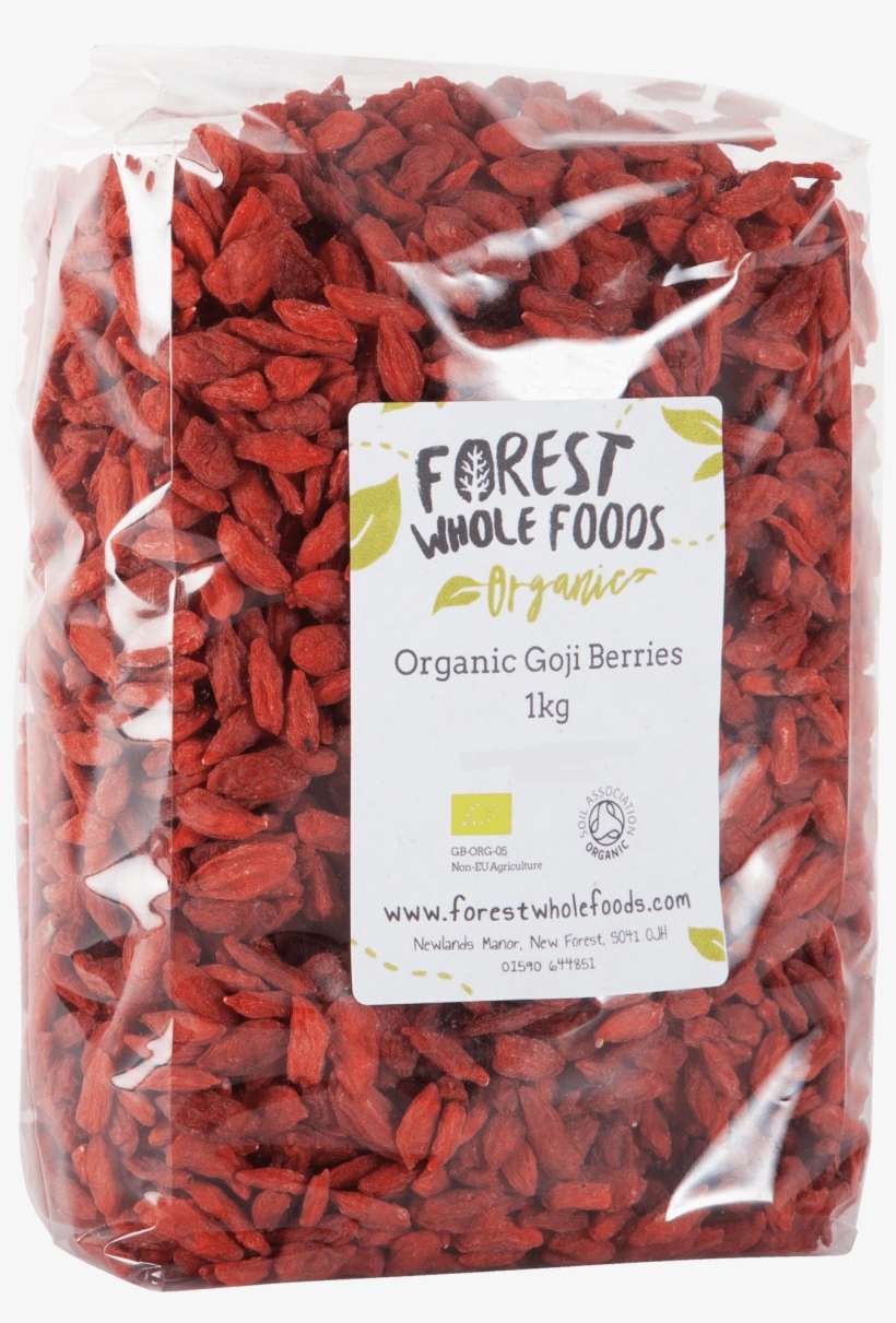 Organic Goji Berries 1kg - Forest Whole Foods Organic Hulled Sesame Seeds 10kg, transparent png download