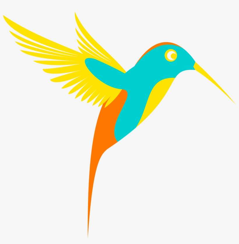Colibri Colorful Bird Vector Clipart Vector Clipart, - Humming Bird Clip Art, transparent png download