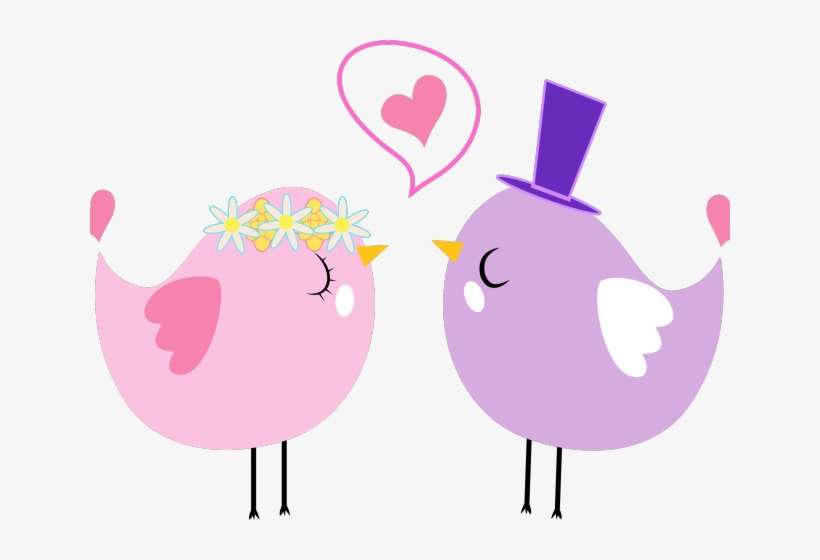 Love Birds Clipart Loved - Love Birds Clipart, transparent png download