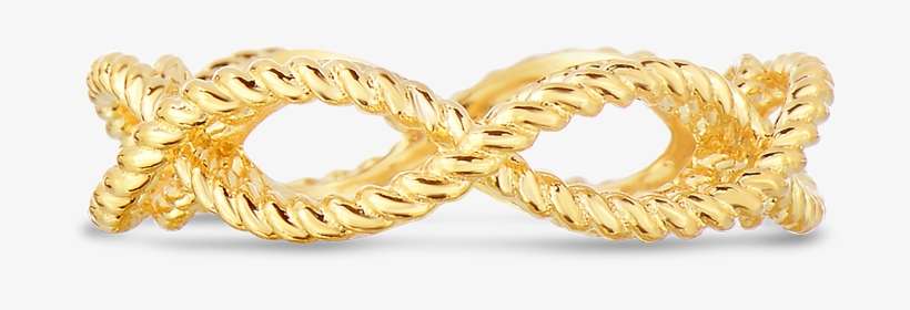 Roberto Coin Barocco 18k Yellow Gold 1 Row Ring 7771047ay450 - Bangle, transparent png download