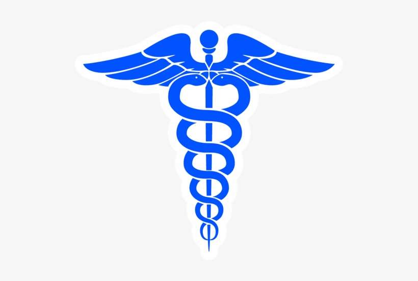 Doctor's Symbol Caduceus Sticker - Doctor Symbol, transparent png download