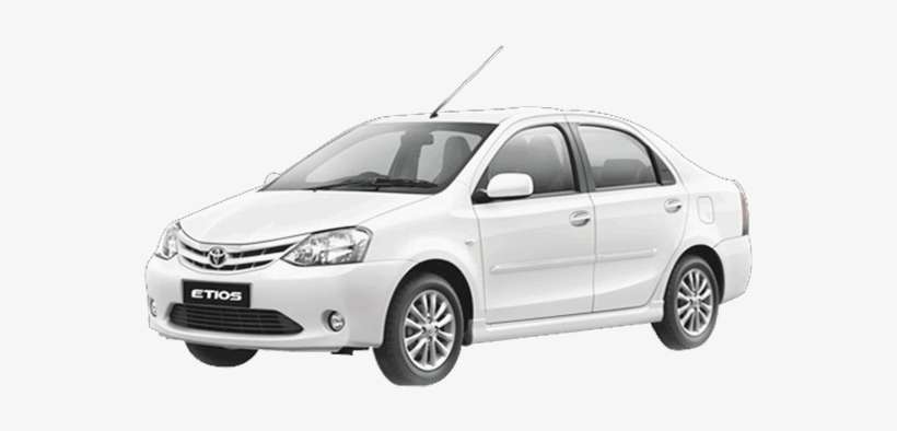 Rent Sedan Cars In Jaipur - White Toyota Etios Car, transparent png download