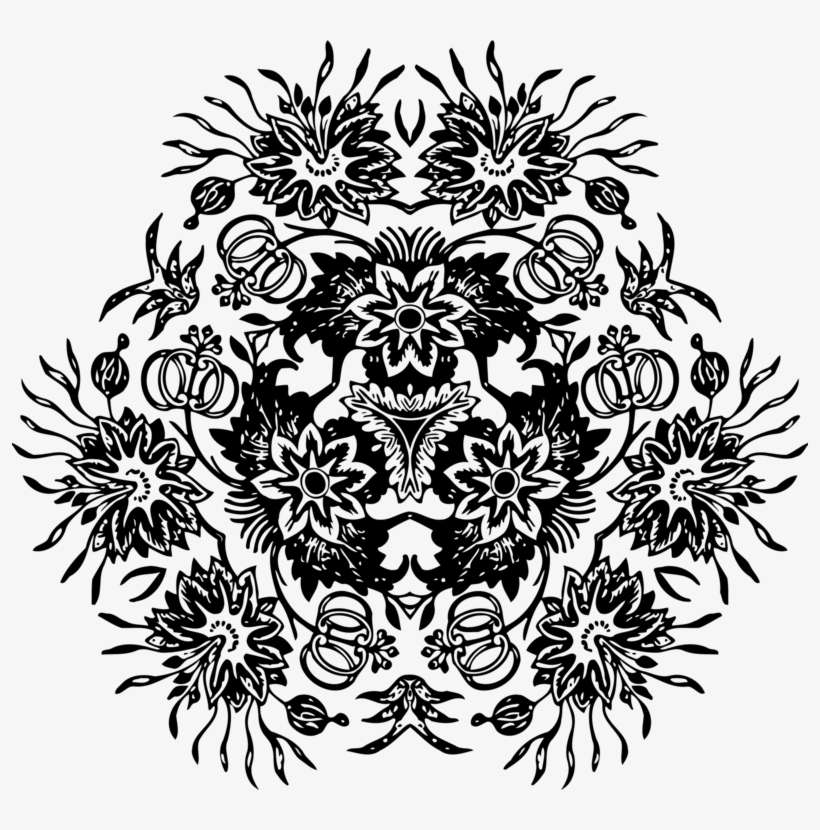 Floral Design Borders And Frames Ornament Motif - Ornament, transparent png download