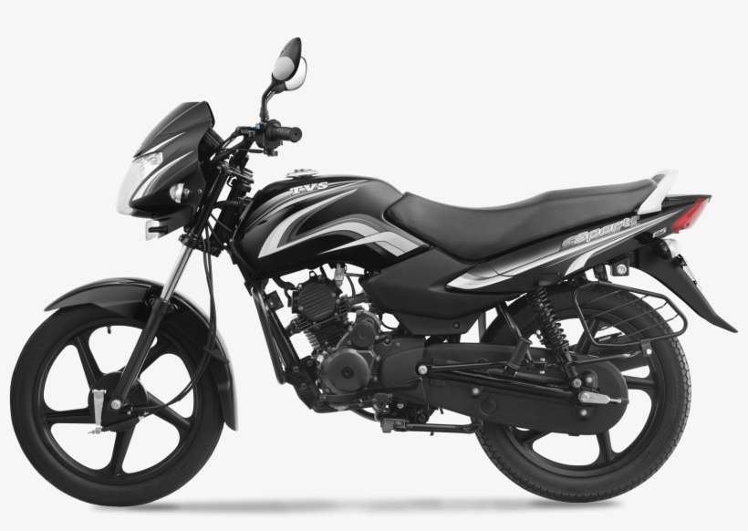 Tvs Sport Bike Accessories Online - Tvs Sport Black Silver, transparent png download