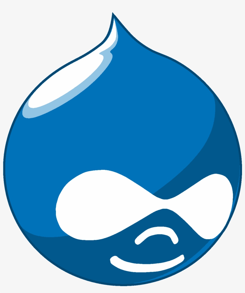 File - Druplicon - Large - Blue Face Logo Quiz, transparent png download
