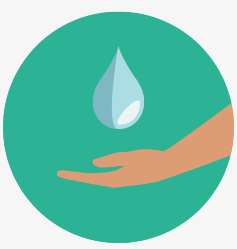 Water-droplet - Save Water Icon Png, transparent png download