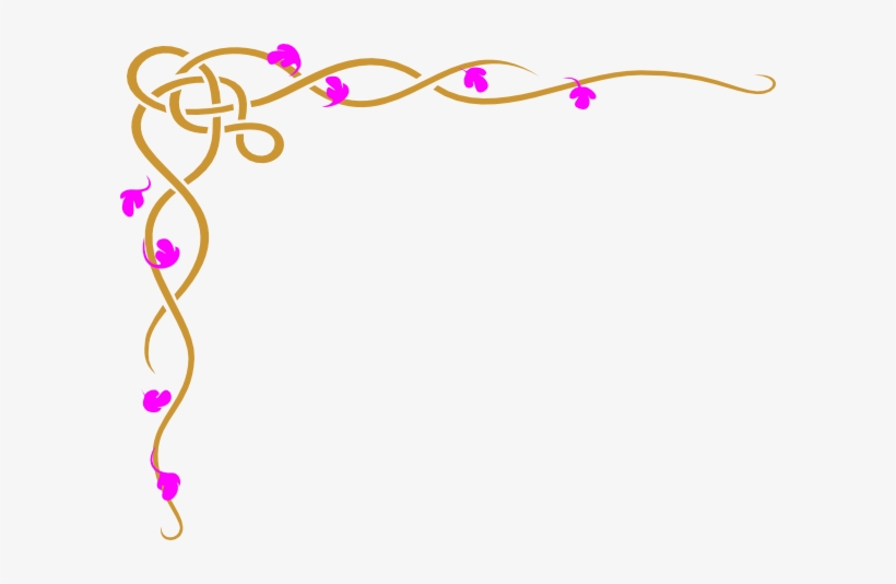 Clipart Freeuse Border Clip Art At Clker Com Vector - Gold Corner Border Png, transparent png download