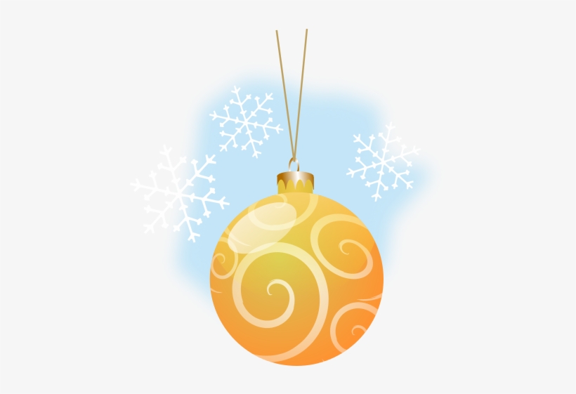 Christmas Ball Gold - Christmas Ornament, transparent png download