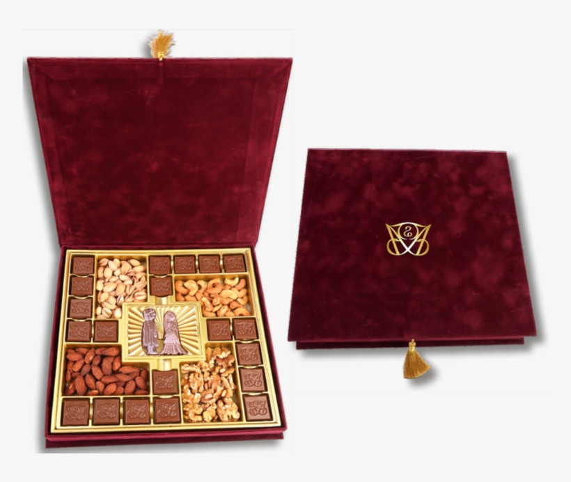 Swastik, 20 Pcs Couple Bar In Customized Belgian Chocolates - Motif, transparent png download