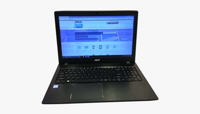 Acer Aspire E5 575 33bm Laptop Front - Laptop, transparent png download