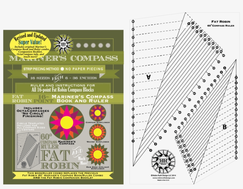 Fat Robin 16-point Book And Ruler - Book, transparent png download