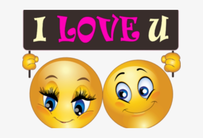 Smileys Clipart Love - Love You Smiley Face, transparent png download