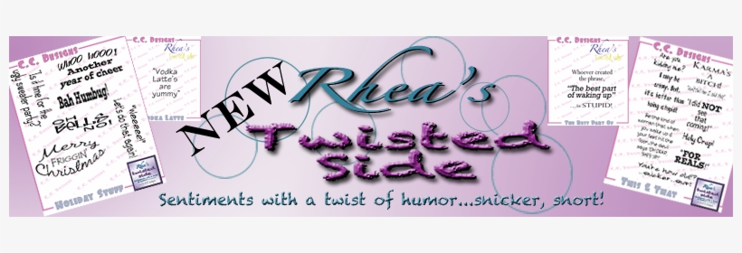 New Rhea's Twisted Side Stamps - Calligraphy, transparent png download