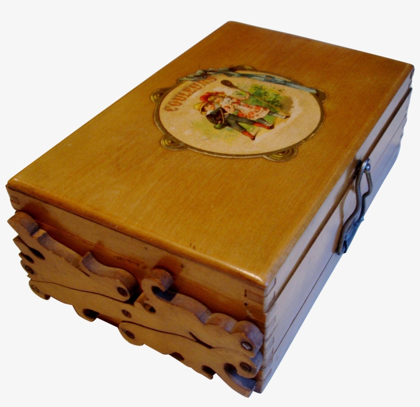 Fine Antique French Painter's Box, 3-tier Telescoping - Painting, transparent png download