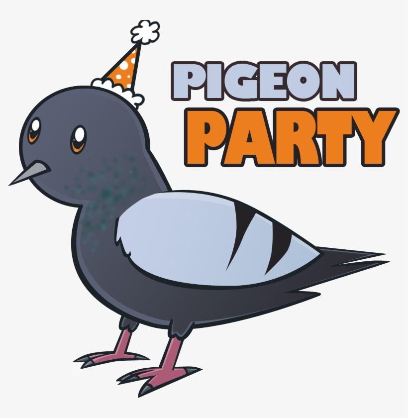 Swag Transparent Pigeon - Pigeon With Birthday Hat, transparent png download