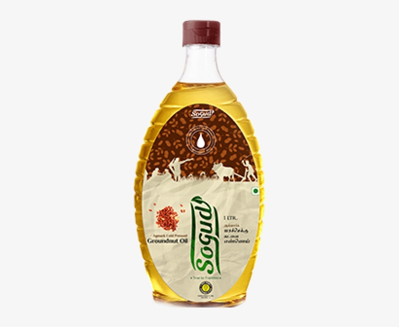 Groundnut Oil 500 Ml - Coconut Oil, transparent png download