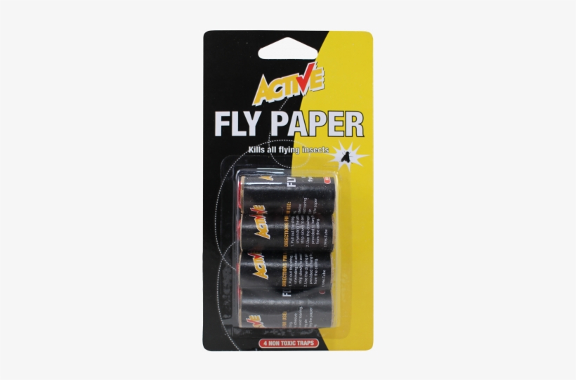 Active Fly Papers 4 Papers Per Blister - Tool, transparent png download