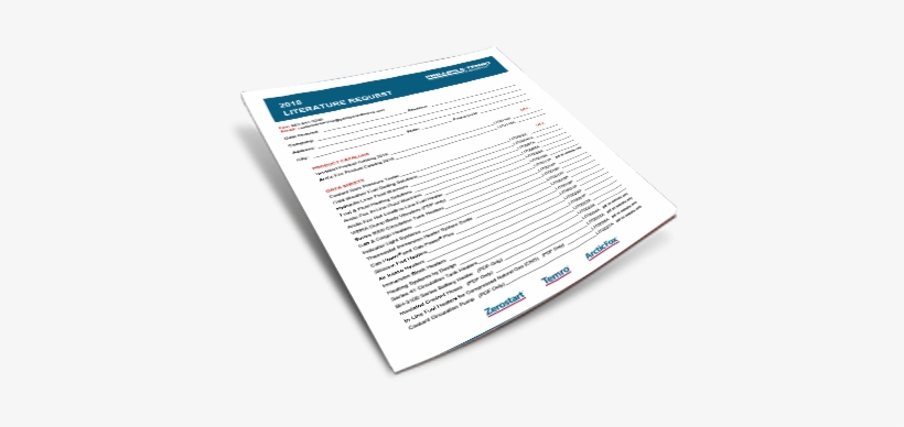 Literature Request Form - Workflow Management System, transparent png download