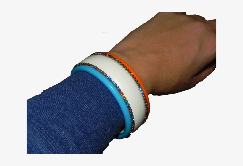 Diy ~ Emporio Armani Inspired Rhinestone Bangle Bracelet - Bracelet, transparent png download