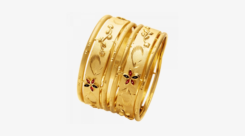 Nilanjan Arts 22k Gold Plated Handmade Bangles Multi, transparent png download