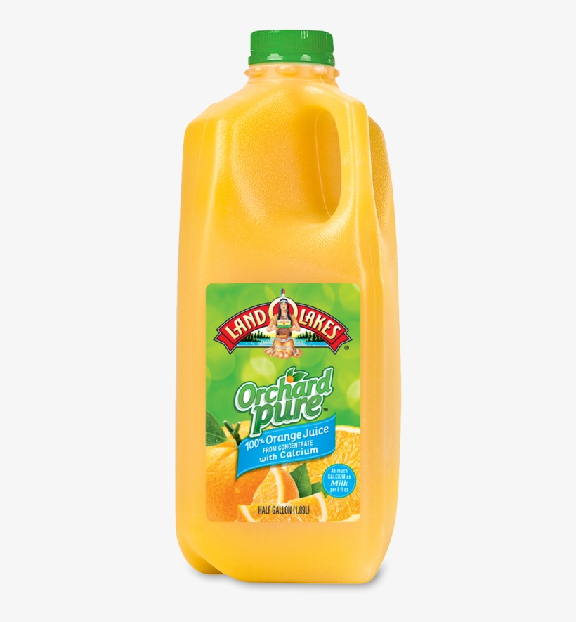 Land O Lakes Orchard Pure Orange Juice With Calcium - Land O Lakes Dairypure Whipping Cream, Heavy - One, transparent png download