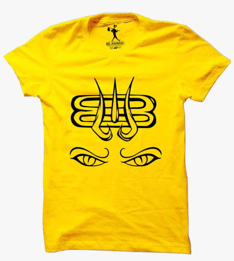 Trishul Eyes T-shirt - Mockup, transparent png download