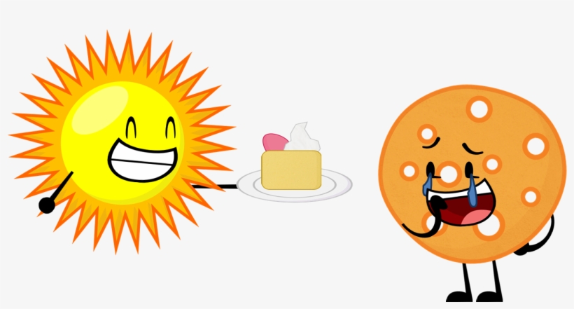 Sunny Giving Cracker A Sponge Cake - Virtual And Optical Illusion, transparent png download
