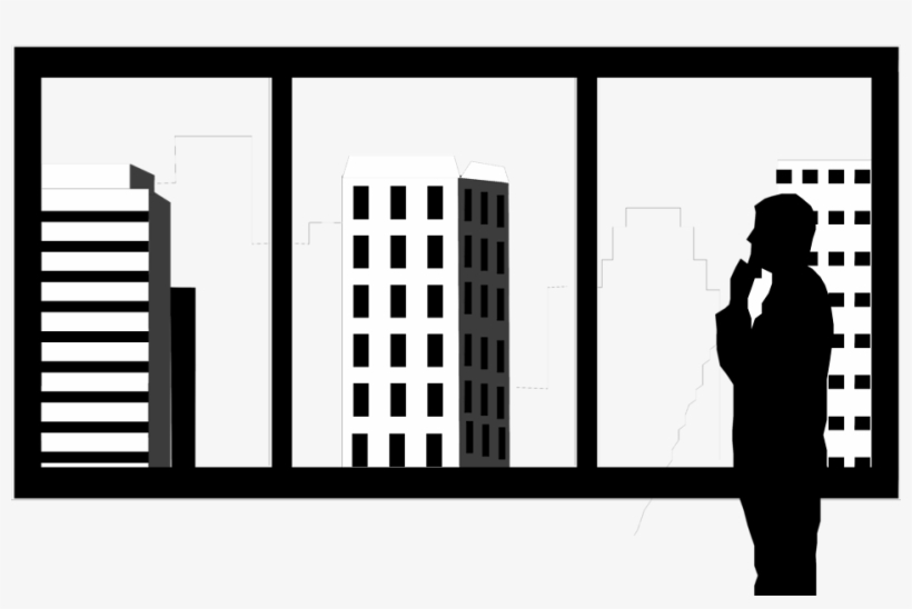 Skyscrapers Free Stock Photo - Office Building Silhouette Png, transparent png download
