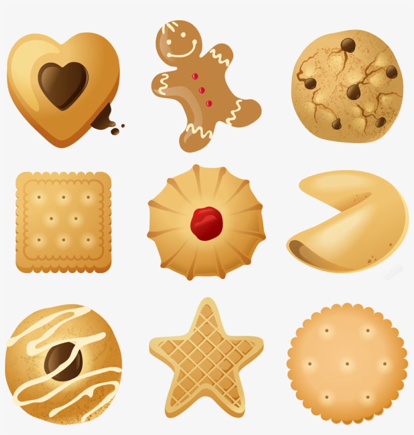 Download Fortune Cookie Clip Art Creative Pastry Picture Biscuit Vector Free Transparent PNG