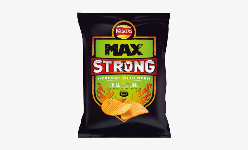Chilli & Lime - Walkers Max Strong, transparent png download