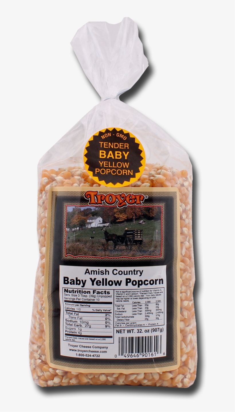 Baby Yellow Popcorn - Fusilli, transparent png download