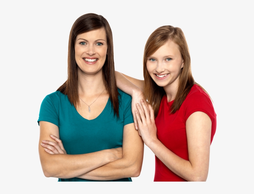 Free Png Teenage Girl Png Images Transparent - Mother And Daughter Find, transparent png download