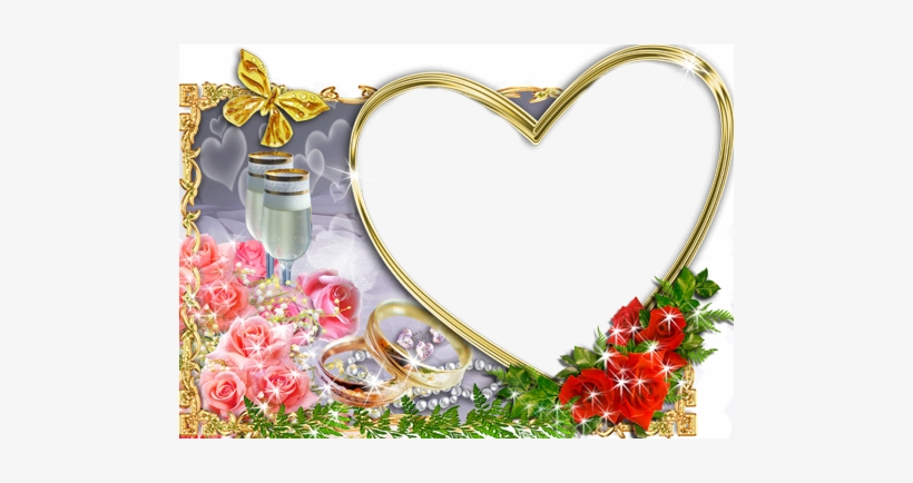 Wedding Golden Border Png - Marco Bodas De Oro, transparent png download