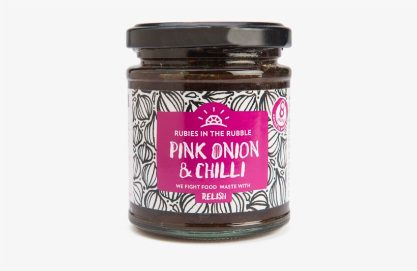 Rubies In The Rubble Relish - Rubies In The Rubble Pink Onion & Chilli Relish, transparent png download