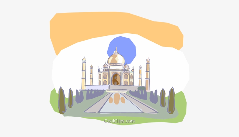 Eurosketch Style, India, Taj Mahal Royalty Free Vector - Taj Mahal, transparent png download