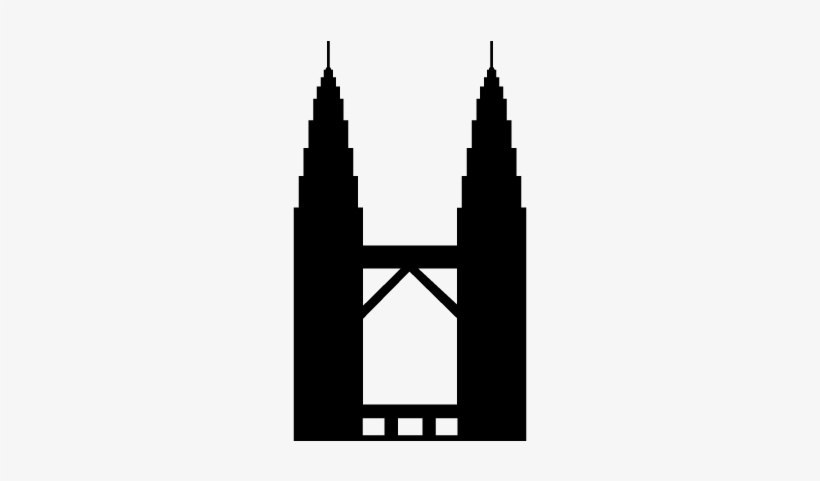 Nice Pics Of Taj Mahal In India Petronas Twin Towers - Malaysia Twin Tower Vector, transparent png download