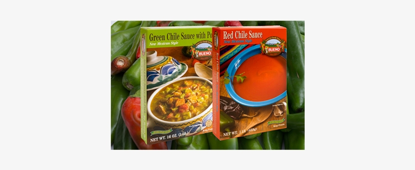 Chile Sauces - Bueno Green Chile With Pork Sauce, 16 Oz, transparent png download