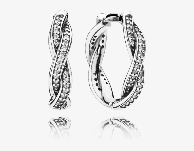 290576cz-1 Sw=450&sh=450&sm=fit - Pandora 290576cz Twist Of Fate Earrings, transparent png download