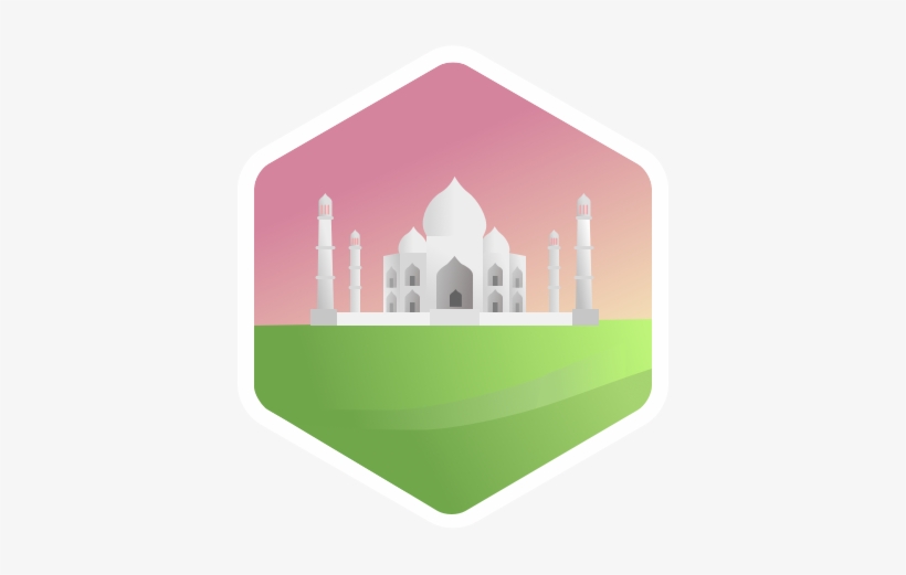 Pyramid's Of Giza Taj Mahal - Taj Mahal, transparent png download